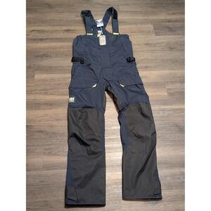 NWT Helly Hansen Skagen Offshore Bib Navy Waterproof Sailing Overalls Mens M